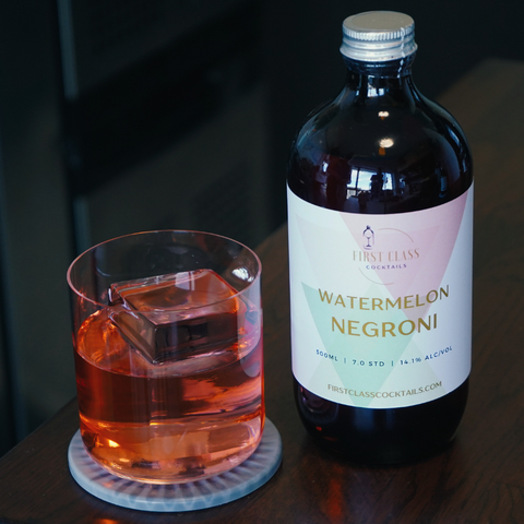 Watermelon Negroni Cocktail