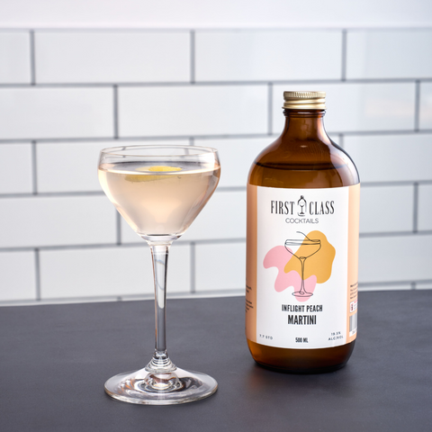 In Flight Peach Martini Cocktail 500ml