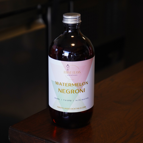 Watermelon Negroni Cocktail