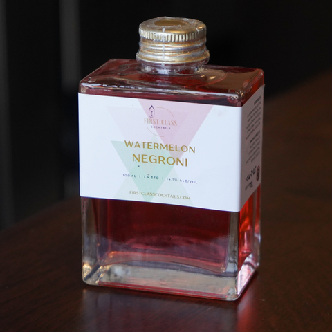 Watermelon Negroni Cocktail